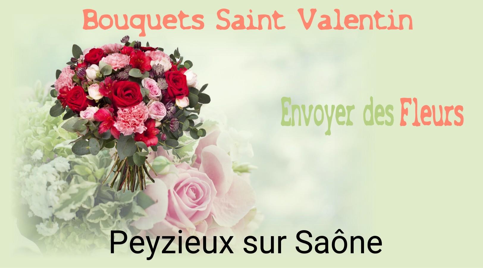 Roses de Saint-Valentin livrées à Peyzieux-sur-Saône